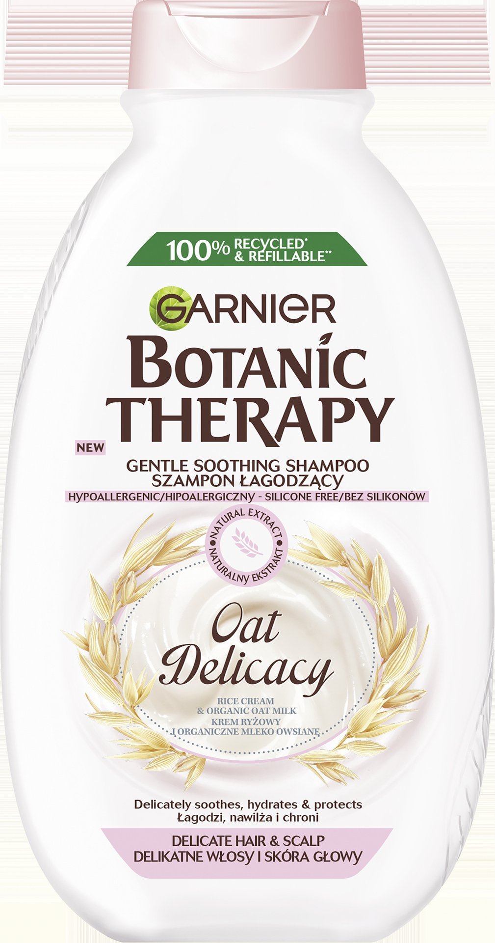 GARNIER_Botanic Therapy Oat Delicacy szampon łagodzący do delikatnych włosów i skóry głowy 400ml