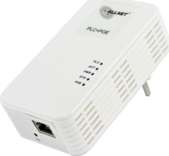 Adapter powerline Allnet INTD ALLNET Powerline 1200Mbit Bridge RJ45 HomePlugV2 SmartLink mit PoE AT ALL1681203