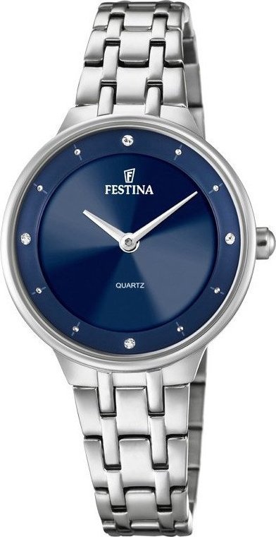 Zegarek Festina Zegarek damski Festina F20600-3 CYRKONIE srebrny