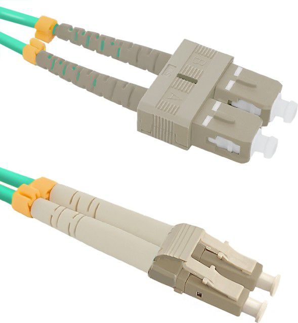 Qoltec Optic Patchcord LC/UPC - SC/UPC MM 50/125 OM4 5m (54351)