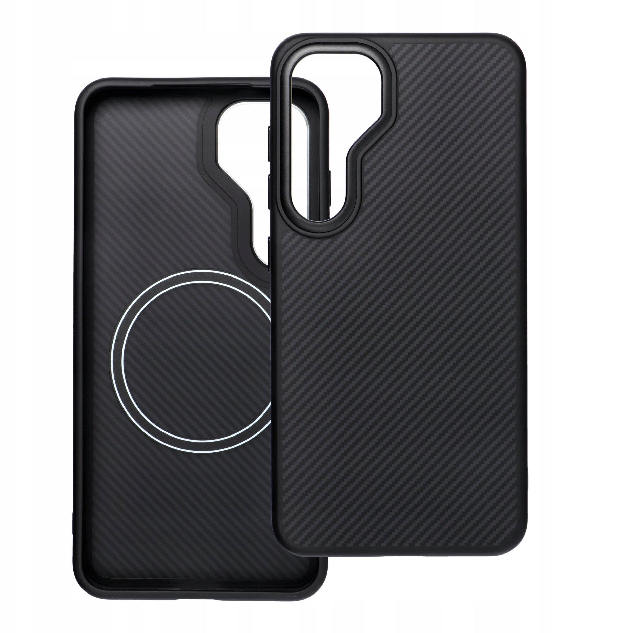 Carbon Elite Mag Cover kompatybilny z MagSafe pasuje do SAMSUNG S25 PLUS czarny