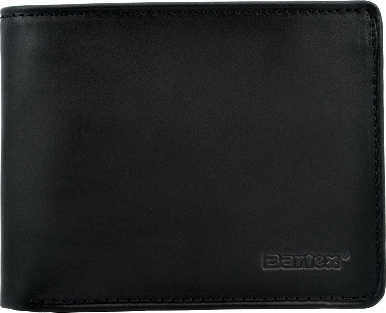 Bartex BARTEX 1096M-ID skórzany portfel męski czarny RFID Travel 1096M-ID