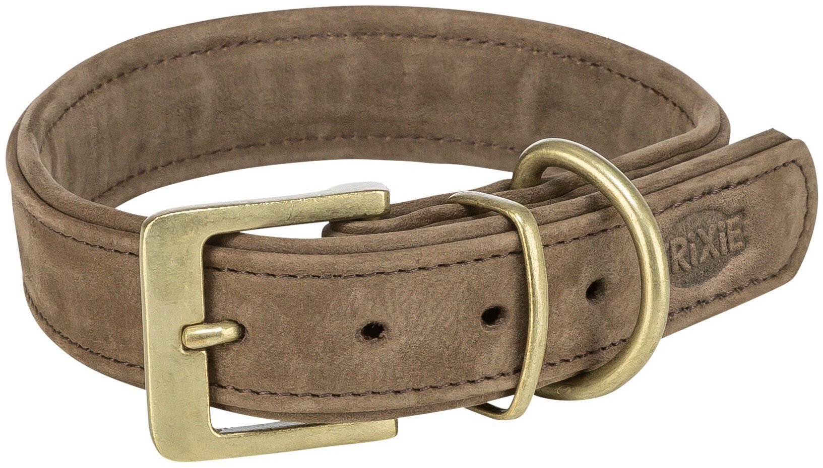 Pure, obro�a, dla psa, sk�rzana, br�zowa, L�XL: 52�63 cm/40 mm