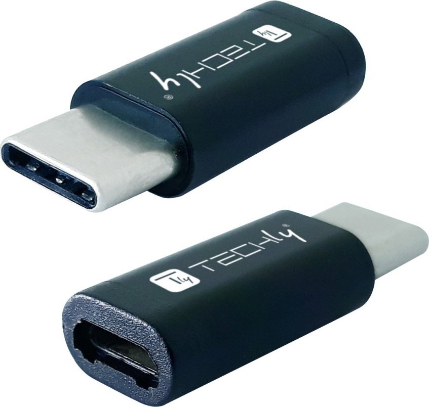Adapter USB Techly TECHLY Adapter USB-C M auf Micro USB F 480Mbps