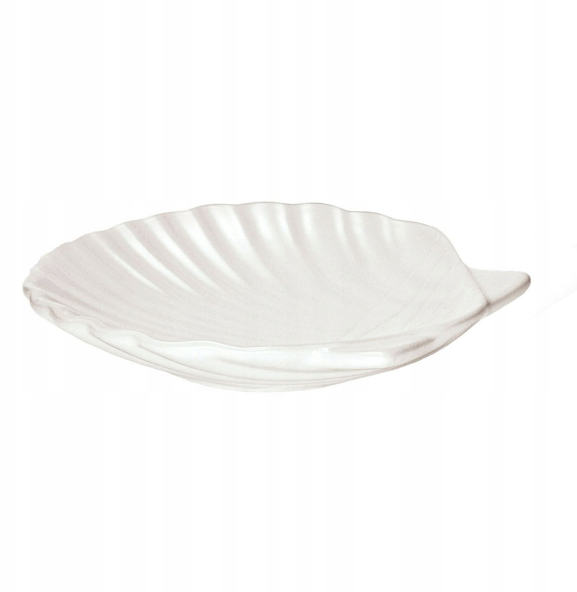 KLEINE WOLKE Concha Mydelniczka biała kamionka