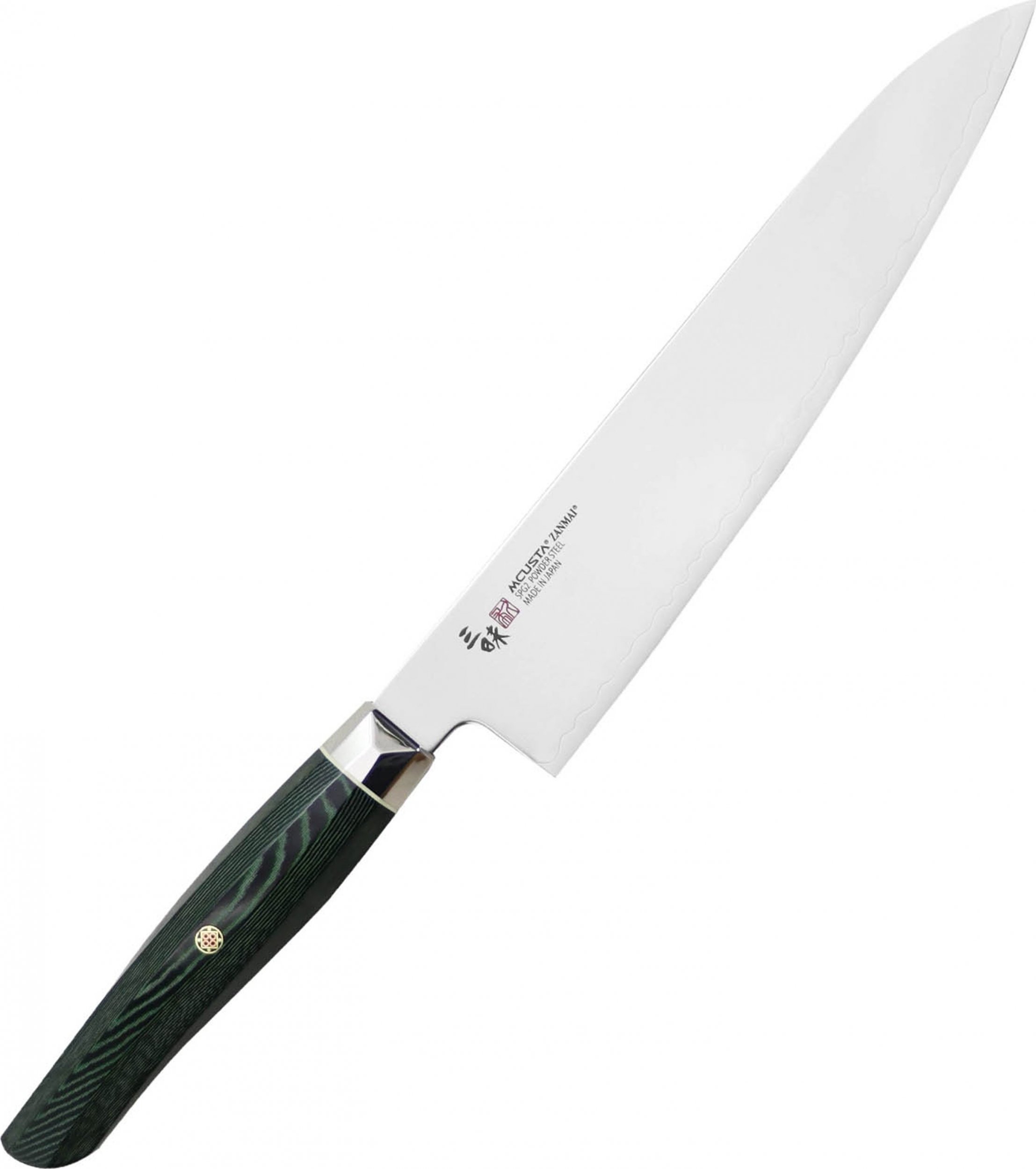 Mcusta Mcusta Zanmai Green Revolution SPG2 Nóż Gyuto 21cm