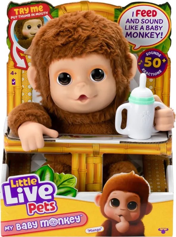 Little Live Pets TOY INTERACTIVE MONKEY 26613