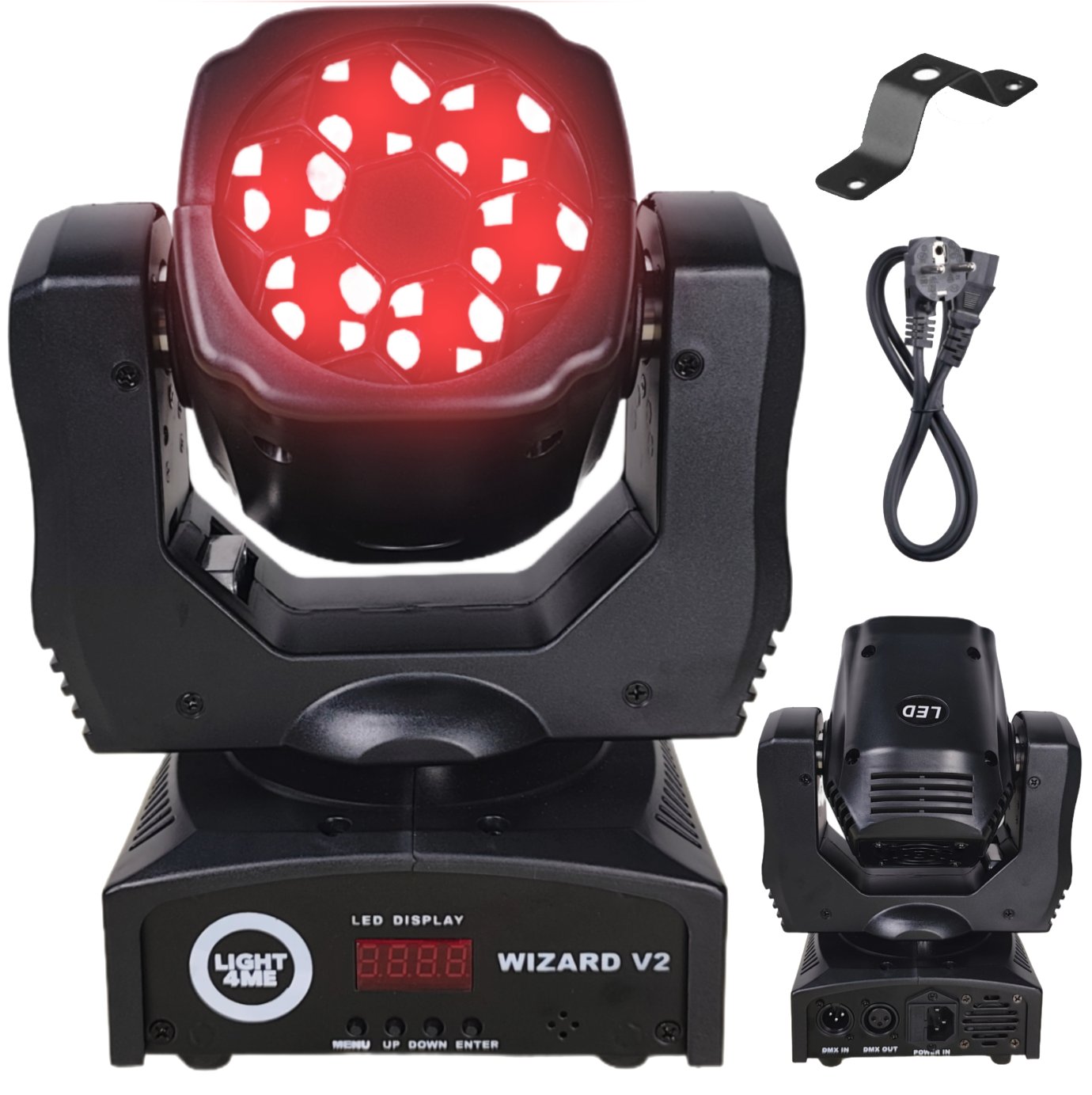 LIGHT4ME WIZARD v2 głowica ruchoma FX oświetlenie sceniczne DMX 6x10W RGBW LED