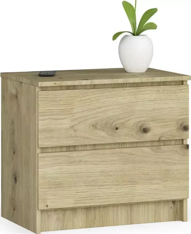 Elior Skandynawska komoda do sypialni dąb artisan - Parin 3X