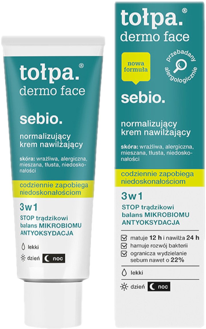 Tołpa Dermo Face Sebio Normalizujący krem nawilżający 3w1 40ml