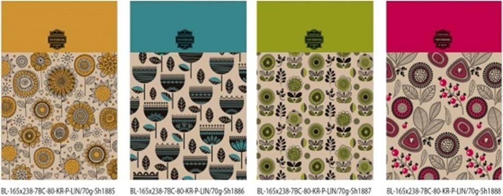 Fresh Notatnik ozdobny 165x238/80K linia TW FRESH