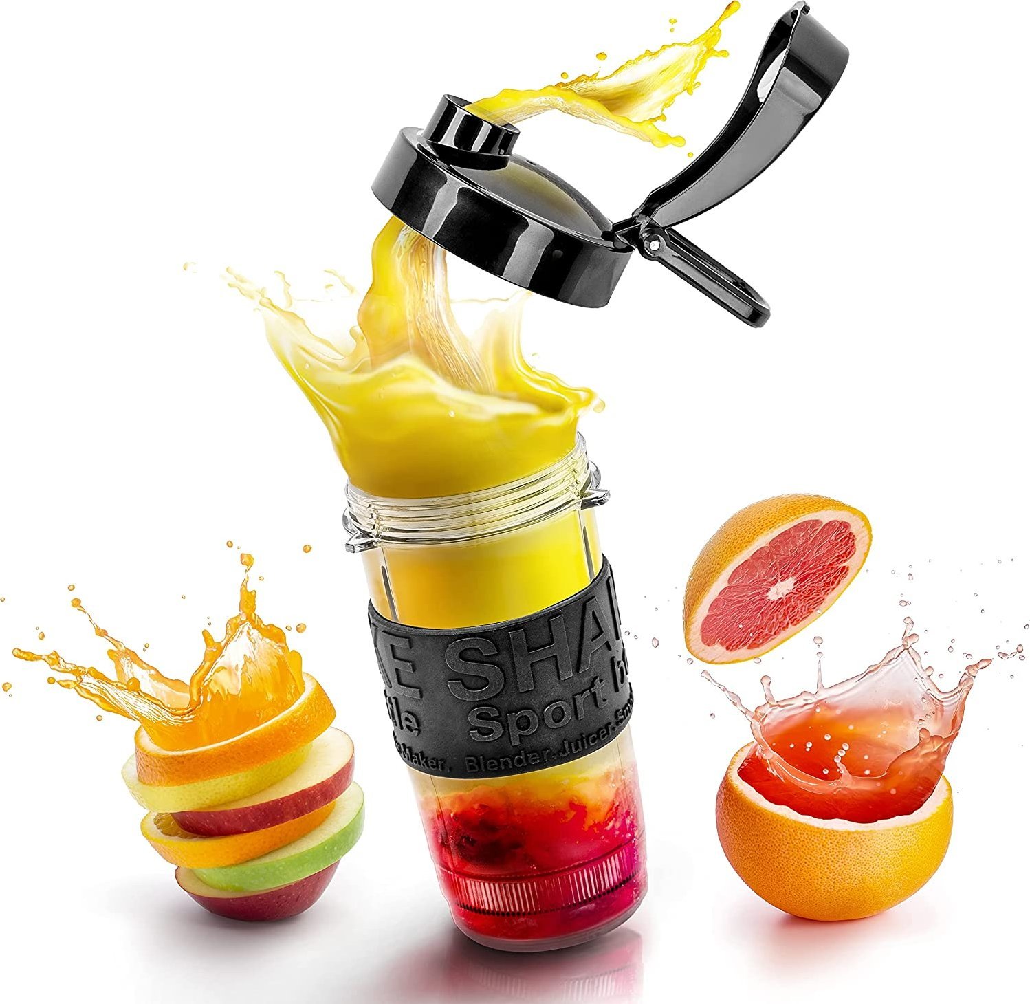Duronic Duronic BB4 Buteka 400 ml bidon do blenderów Duronic BL510 i BL520 | wolna od BPA | na wodę koktajle proteinowe, smoothie i inne napoje