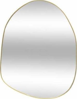 Atmosphera Lustro wiszące asymetryczne ROMAN, złote, 30 x 40 cm