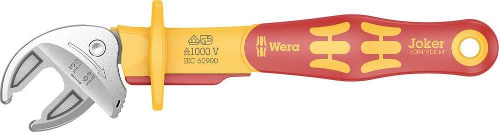 Wera Wera Joker 6004 M VDE, SW 13-16, wrench (red/yellow, self-adjusting open-end wrench)