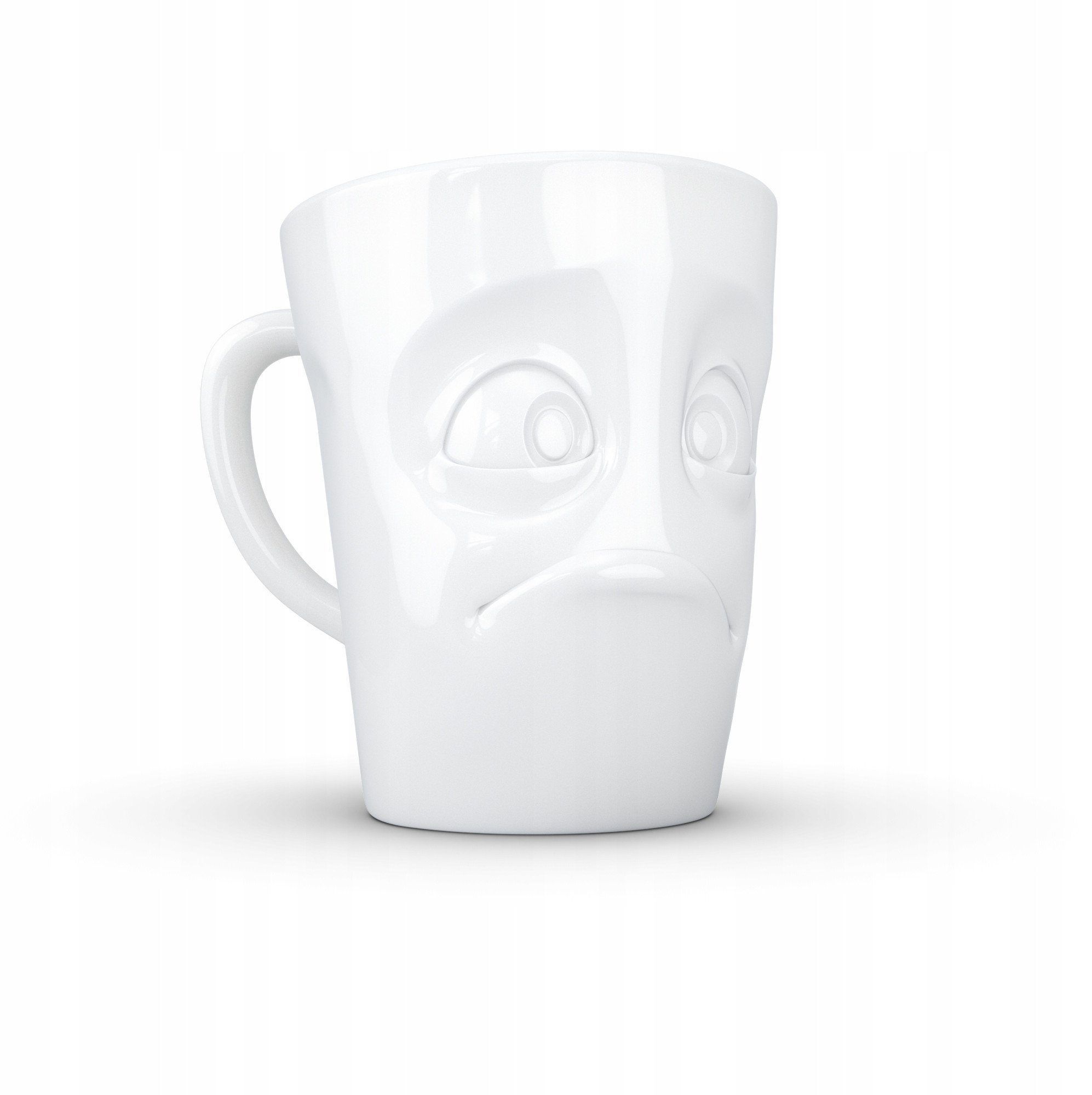 FIFTYEIGHT Henkelbecher 350ml - Verdutzt weiß