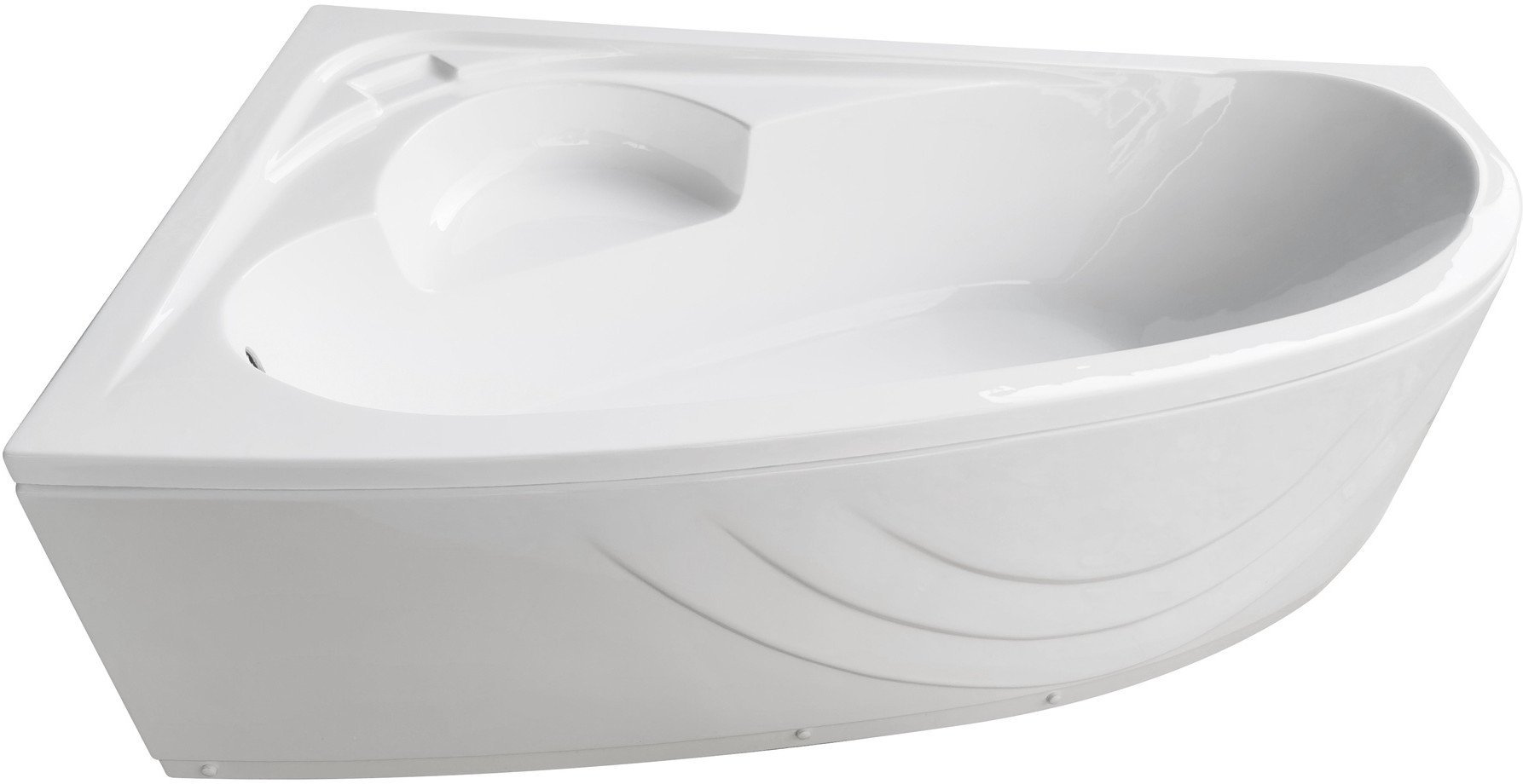 BATH ACRYLIC 150X100CM WITH LEGS LEFT