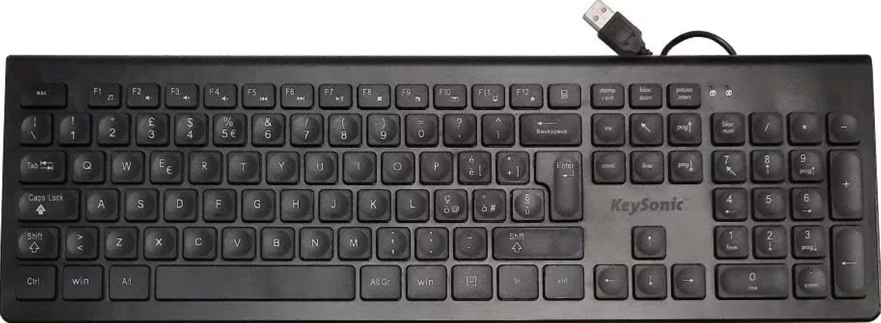 KeySonic 60814 Full-Size USB Tastatur