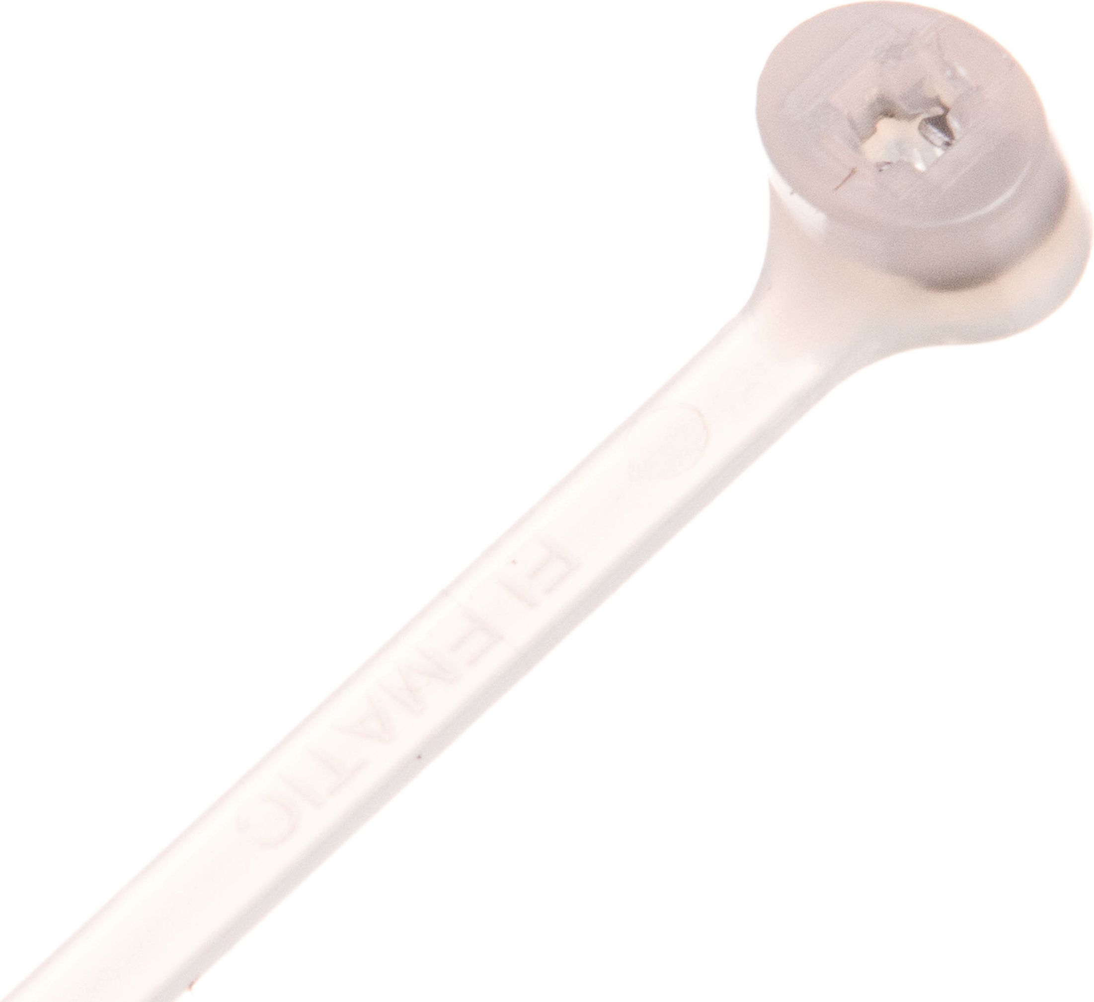 EM Group Opaska kablowa 200x2,5 biała 2-LOCK zęby stalowe 100szt. (BMTB2025)