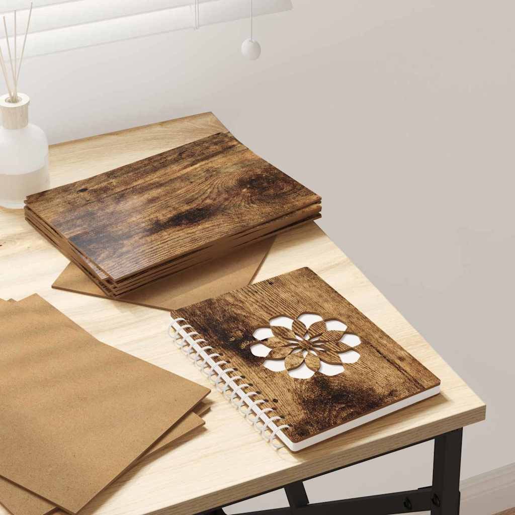 vidaXL Panele Dekoracyjne 150 pcs Wędzony dąb 21 x 30 x 0.3 cm