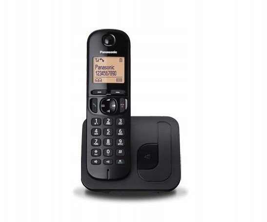 Telefon stacjonarny Panasonic KX-TGC210FXB Czarny