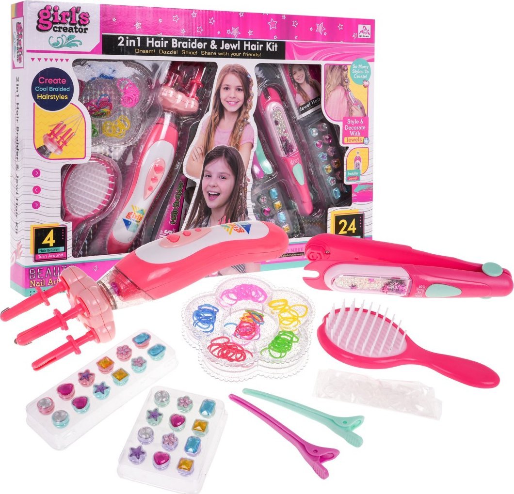 1DEA.me Zestaw Do Warkoczy Z Biżuterią