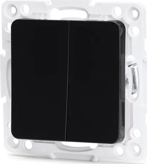 Aigostar Włącznik podwójny dwubiegunowy typu francuskiego klawisze funkcyjne Łącznik podwójny dwubiegunowy typu francuskiego klawisze funkcyjne