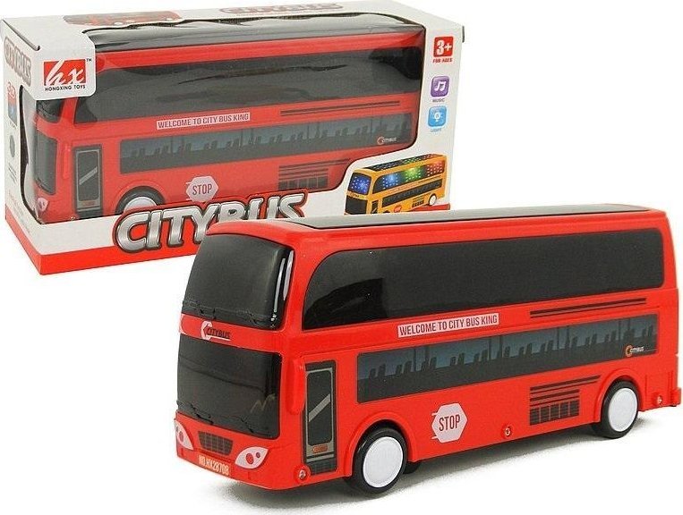 Autobus na baterie światło dżwięk
