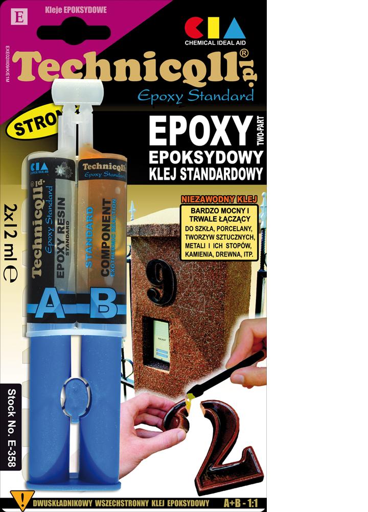 Technicqll Klej epoksydowy standardowy 2x12ml E-402