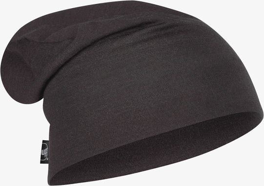 Buff Czapka Termiczna z Wełny Merino dwuwarstwowa Solid Black