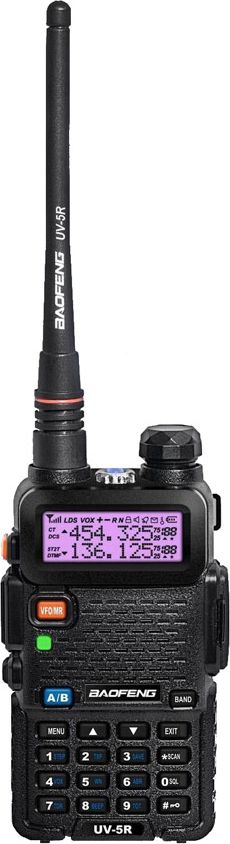 Krótkofalówka Baofeng UV-5R 5W czarna