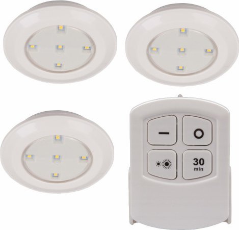 Samoprzylepne lampki LED pod szafkę + pilot