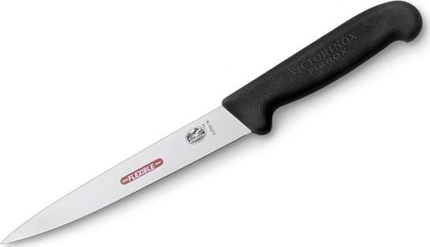 Victorinox Nóż do filetowan Victorinox b.giętki, 18 cm, czarny