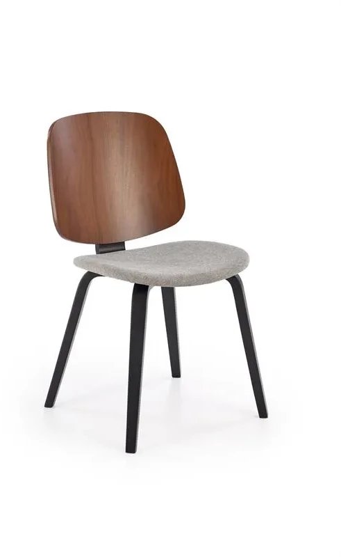 Krzesło K563 czarne/orzech HALMAR