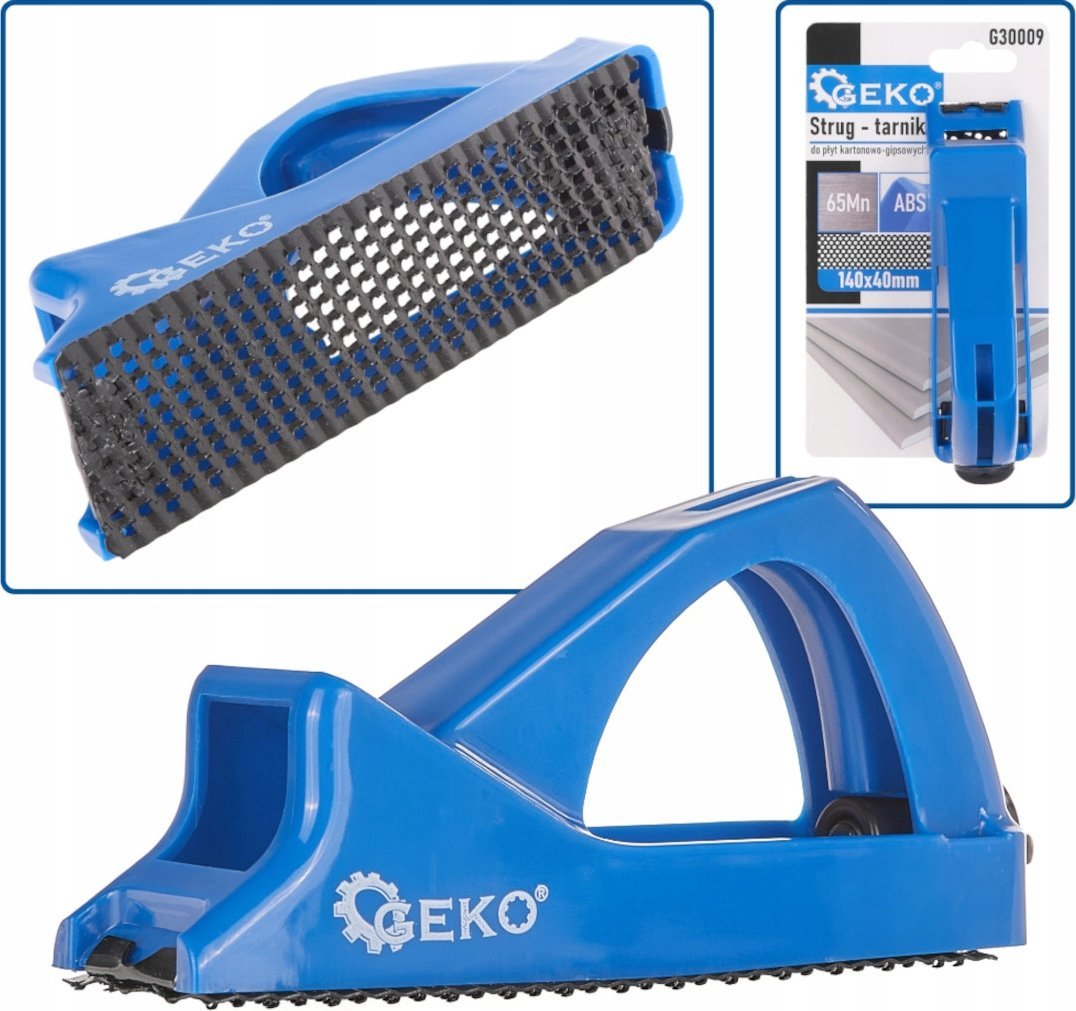 Geko Strug – tarnik do płyt kartonowo-gipsowych 140x40mm (12/144)