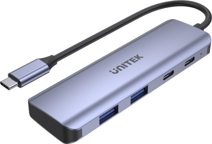 HUB USB Unitek 2x USB-C + 2x USB-A 3.1 Gen1 (H1107Q)