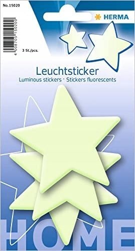 Herma Leuchtsticker Sterne