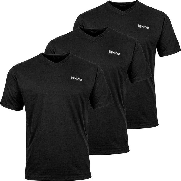 Zestaw 3x Koszulka męska HEYO HTM01 M