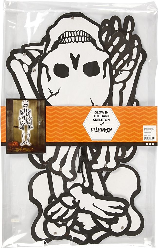 Creativ Company Szkielet z papieru 120 cm Fosforyzujący
