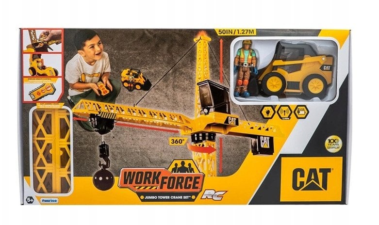 CAT TOY RC CONSTRUCTION CRANE SET 82438