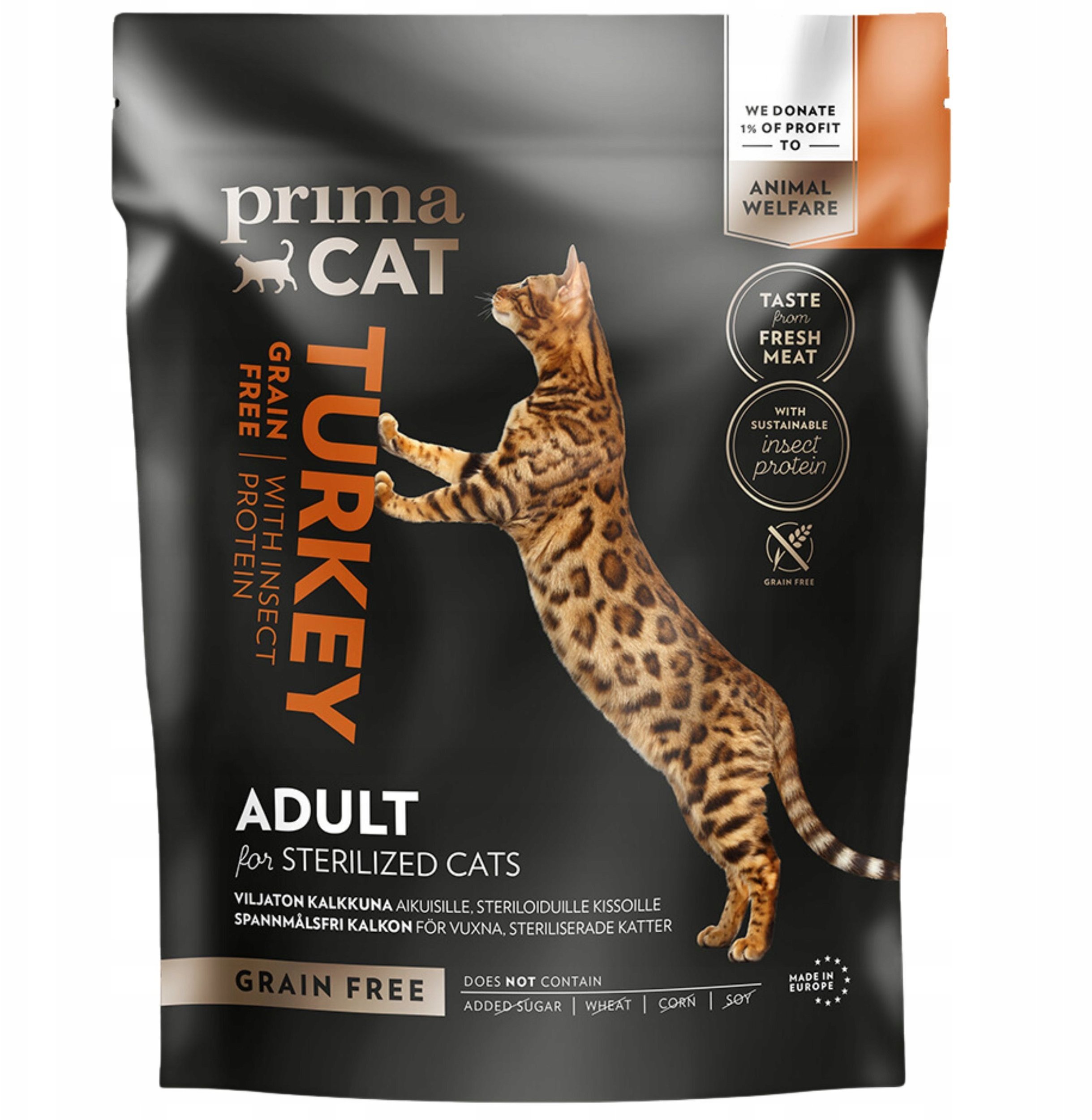 PRIMACAT GRAIN FREE TURKEY 400 G