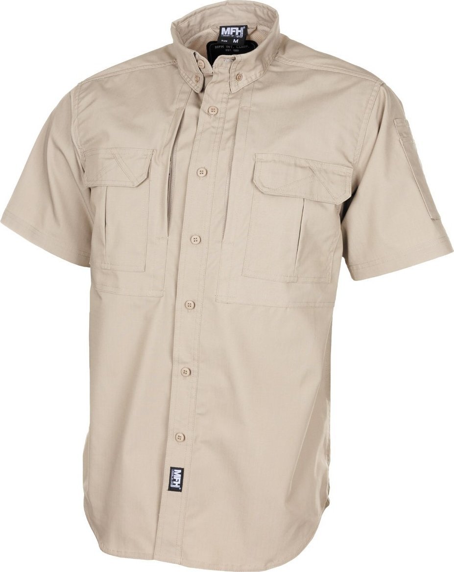 Fox TAKTYCZNA KOSZULA MFH POWLEKANA TEFLONEM PIASKOWA L