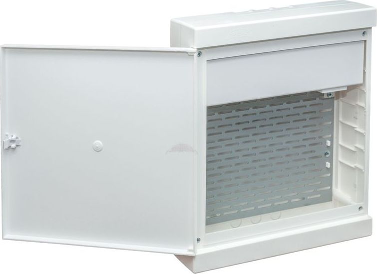 Sabaj Szafa multimedialna natynkowa Multialfa plastikowa 310x360x105mm białe drzwi , zatrzask MULTIALFA 360 BD 5-012MULTIALFA 360 BD