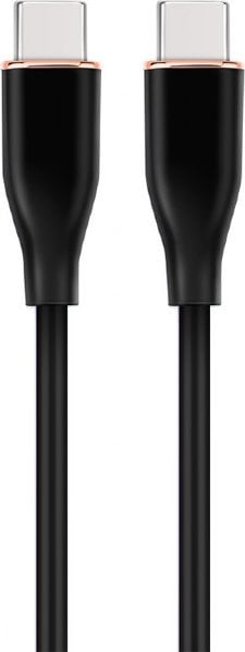 Kabel USB Gembird USB-C - USB-C 1.5 m Czarny (CC-USB2S-CMCM-1.5M-BK)