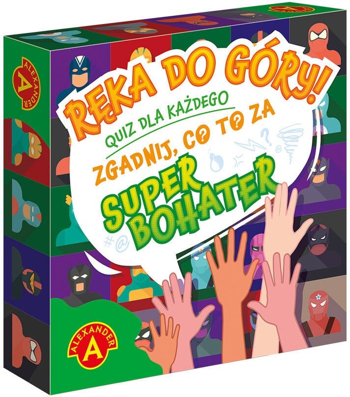 Alexander Gra planszowa Ręka do góry! Zgadnij co to za Superbohater