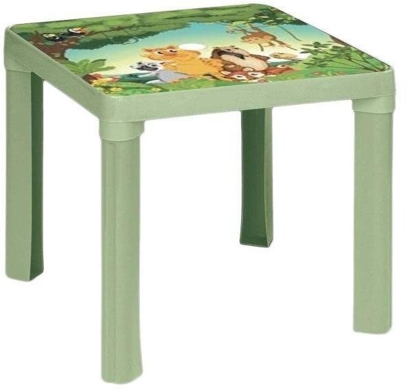 Stolik plastikowy pastel pistacja