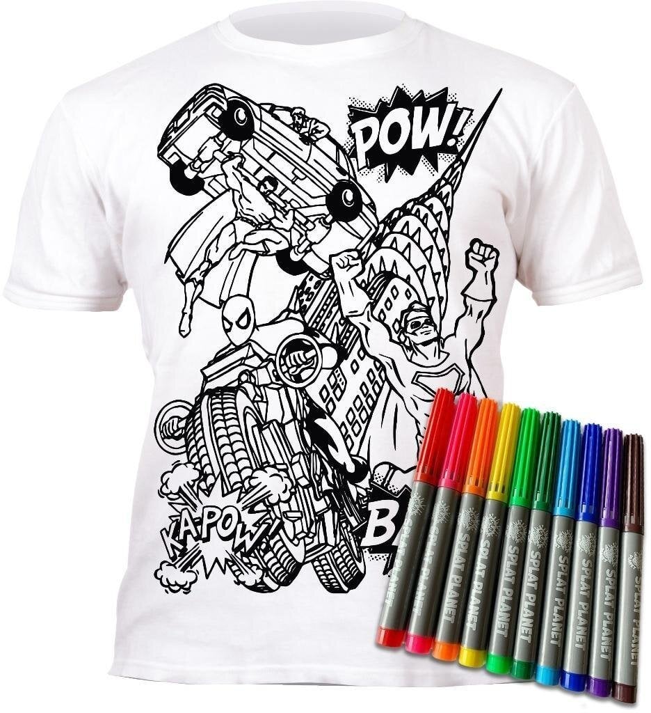 Koszulka do wielokrotnego kolor. Superbohater 7-8