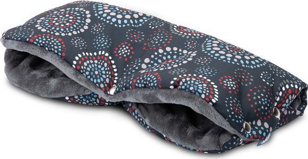 Sensillo MUFKA DO WÓZKA CZARNY ROZETY