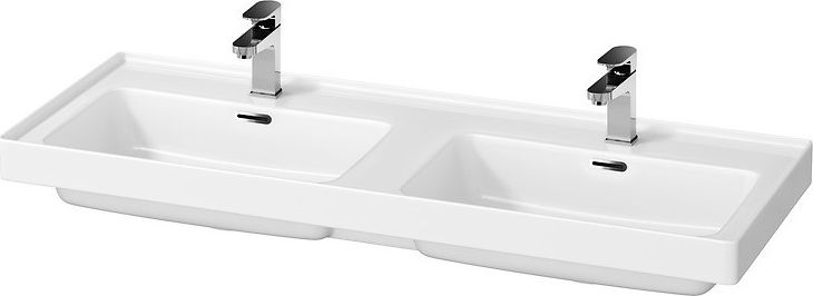 Umywalka Cersanit Crea wpuszczana w blat 120cm biała