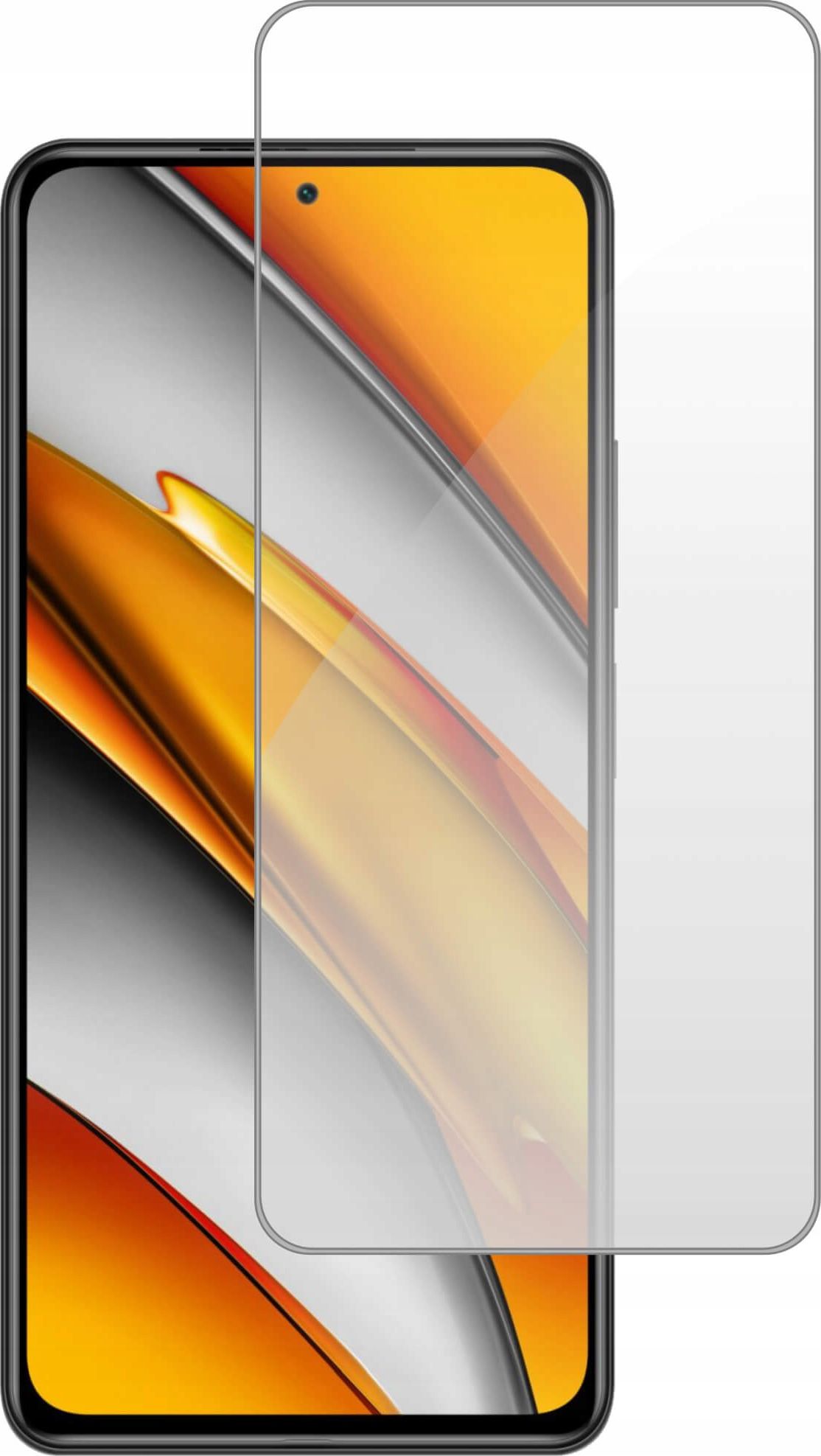 etumi Szkło Hartowane 9H Do Xiaomi Poco F3/ Poco F3 Pro Szkiełko Ochronne Na Ekran Twarde Płaskie Przód / Ochrona Matrycy Telefonu Glas0232