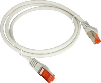 Alantec Patch-cord F/UTP kat.6 PVC 0.25m szary (KKS6SZA0.25)
